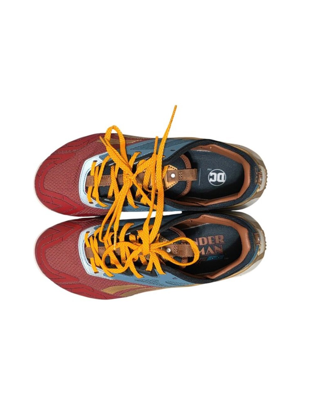 DC Comics Reebok Nano X2 Wonder Woman Size 7 Red/Blue/Gold Sneaker (SKU#2139)